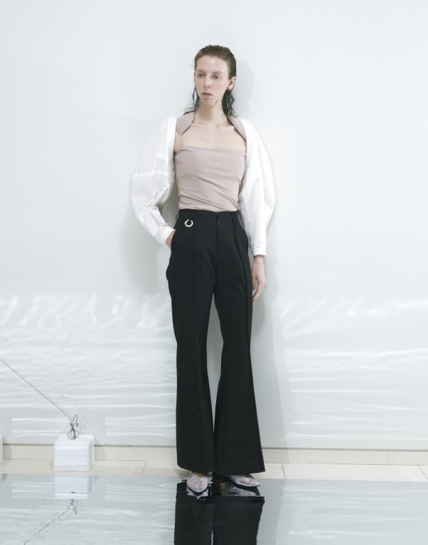 YOHEI OHNO × H＞HIGH WAIST FLARE PANTS - レディースファッション