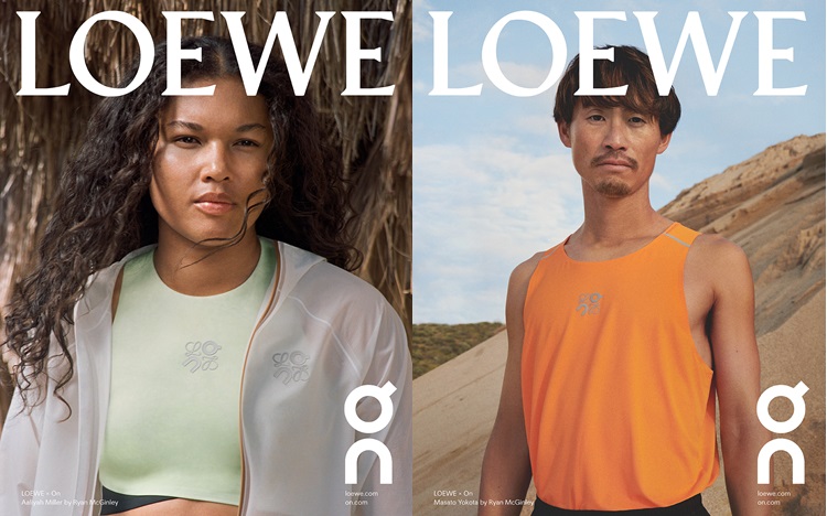 ロエベ」が「オン」とのコラボコレクションを発売 阪急うめだ本店では